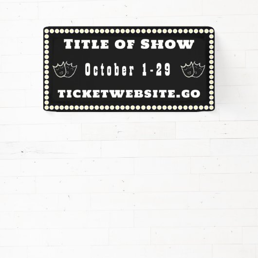 Theatre Show Advertisement Banner 横断幕 (インサイチュ)