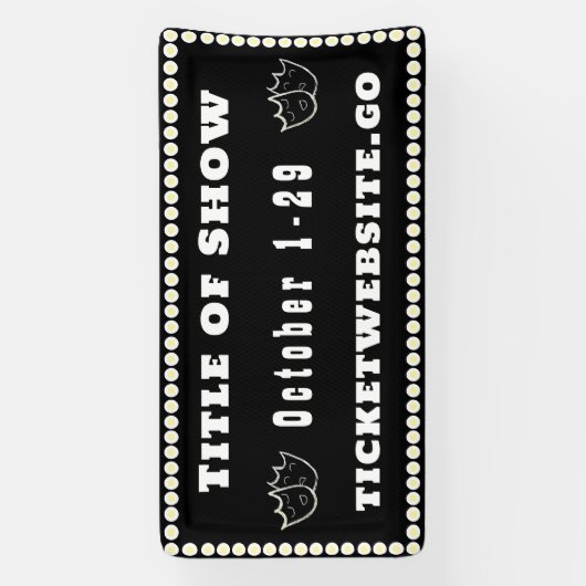 Theatre Show Advertisement Banner 横断幕 (縦)