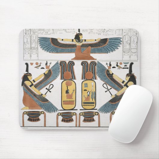 Thebesのディスコの王の墓からの壁画 マウスパッド (マウス)