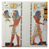 Thebesの王の墓からの2つの壁画、 タイル (正面)