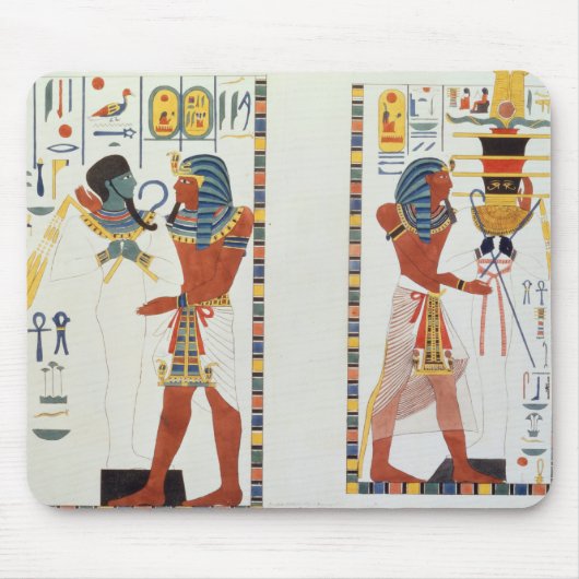 Thebesの王の墓からの2つの壁画、 マウスパッド (正面)