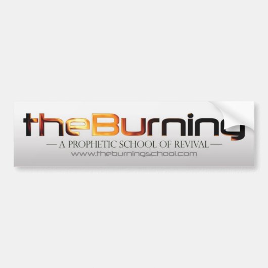theBurning バンパーステッカー (正面)