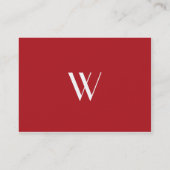 TheColorWheelのインド赤のぽっちゃりした名刺 名刺 (裏面)