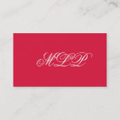 TheColorWheel Crimson Standard名刺 名刺 (裏面)