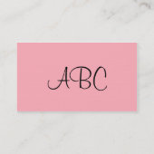 TheColorWheel Light Pink 1標準名刺 名刺 (裏面)