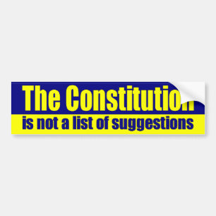 theConstitution バンパーステッカー