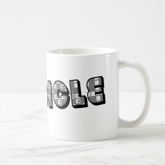 "theCUBICLE"のロゴ コーヒーマグカップ (右)