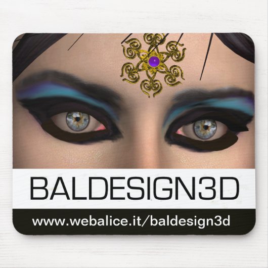 THEDA / Baldesign3d マウスパッド (正面)