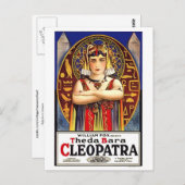 Theda Bara as Cleopatraヴィンテージ映画 ポストカード (正面/裏面)