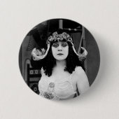 Theda Bara as Cleopatra Button 缶バッジ (正面)
