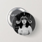 Theda Bara as Cleopatra Button 缶バッジ (正面&裏面)