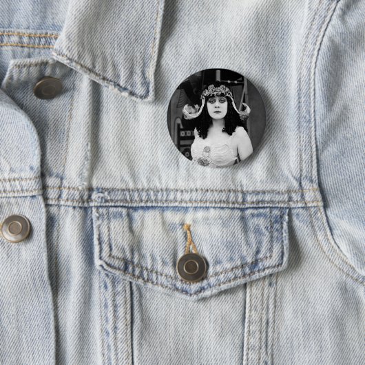 Theda Bara as Cleopatra Button 缶バッジ (インサイチュ)
