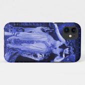 Theda Bara CleopatraのiPhone 5の場合のインディゴの黒 Case-Mate iPhoneケース (裏面(横))