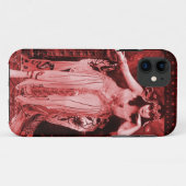 Theda Bara CleopatraのiPhone 5の場合の赤い黒 Case-Mate iPhoneケース (裏面(横))