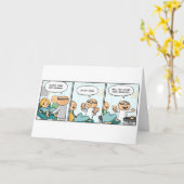 TheDreamBlockおめでとう空白のカード（双子） カード (黄色い花)