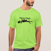 theeクラブシカおよびライフル tシャツ (正面)