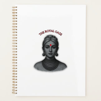 Thee Royal Gaze - Indian Queen Line Art プランナー手帳