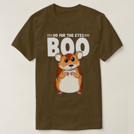 TheEyes Booハムスターギニア豚ギフト女性のために行く Tシャツ (デザイン正面)