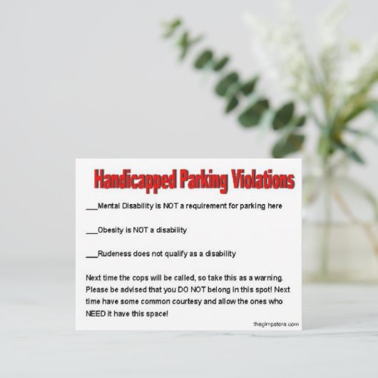 thegimpstore.com ポストカード (スタンド正面)