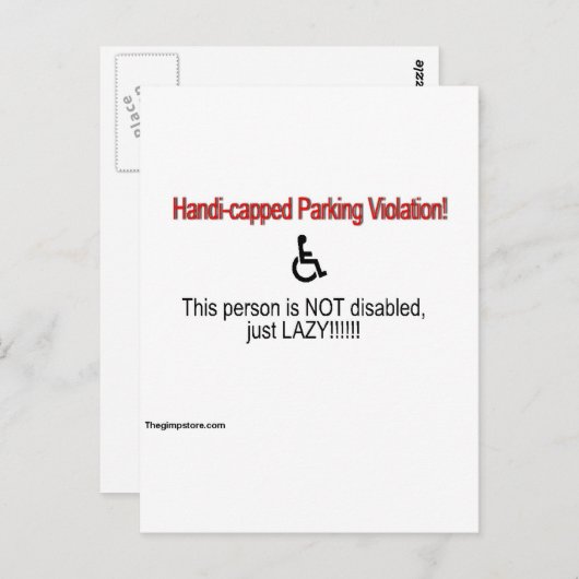 thegimpstore.com ポストカード (正面/裏面)