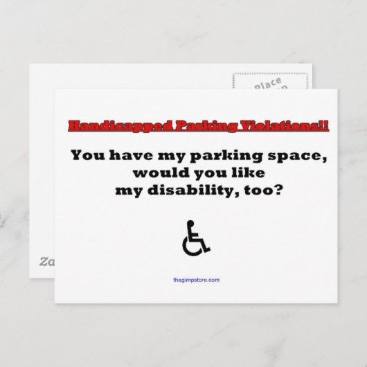 thegimpstore.com ポストカード (正面/裏面)