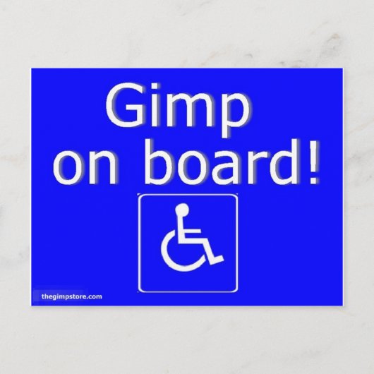 thegimpstore.com ポストカード (正面)