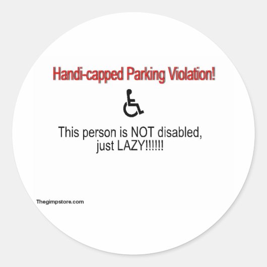 thegimpstore.com ラウンドシール (正面)