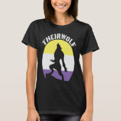 Theirwolf Androgynous Non Binary Gender Identity G Tシャツ (正面)