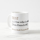 Theist (n.) -マグ コーヒーマグカップ (正面左)