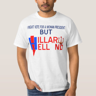 thekidによるオリジナルのヒラリーのいいえデザイン tシャツ