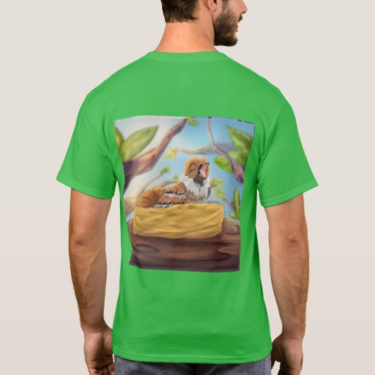 #TheLittleBirdThatChirped公式 Tシャツ (裏面)