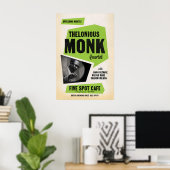 Thelonious Monk - John Coltrane jazz poster - Five ポスター (ホームオフィス)