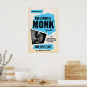 Thelonious Monk - Johnny Griffin jazz poster ポスター (キッチン)