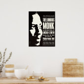 Thelonious Mont 1963 New York City Concert Poster ポスター (キッチン)