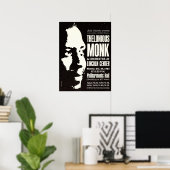 Thelonious Mont 1963 New York City Concert Poster ポスター (ホームオフィス)