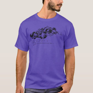 Thelwellの暴走馬とカウボーイ一家 Tシャツ