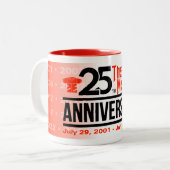 THEME 25周年記念マグカップ ツートーンマグカップ (正面左)