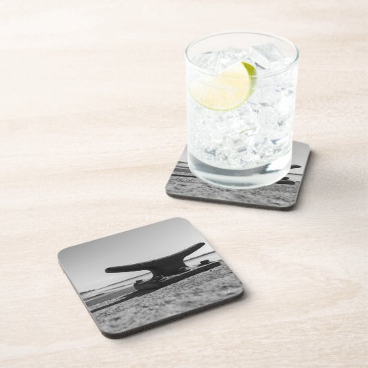 thème marin, noir et blanc コースター (右側)