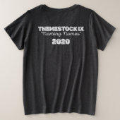 Themestock IX Plus-Size Tシャツ (デザイン裏面)