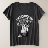 Themestock XIIIウィメンズプラスサイズシャツ プラスサイズTシャツ (デザイン正面)