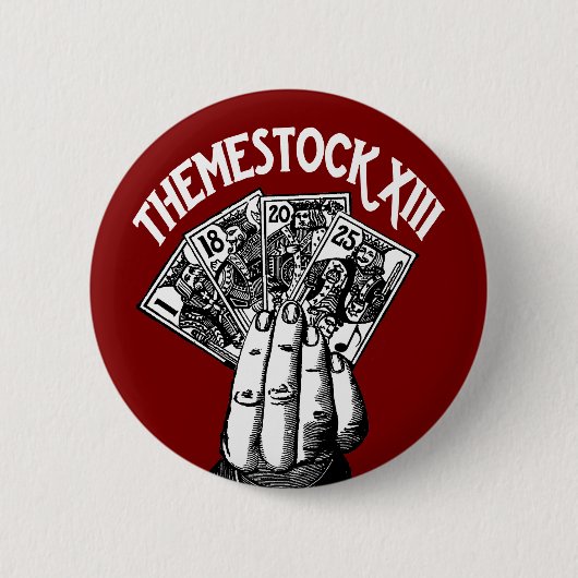 Themestock XIII ボタン 缶バッジ (正面)