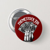 Themestock XIII ボタン 缶バッジ (正面&裏面)