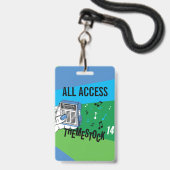 Themestock XIV "Backstage" Pass バッジ (裏面（ネックストラップ付）)