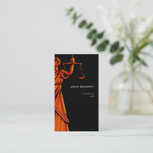 Themis |のモダンな弁護士 名刺 (スタンド正面)