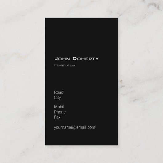 Themis |のモダンな弁護士 名刺 (裏面)