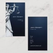 Themis |の弁護士濃紺| 名刺 (正面/裏面)