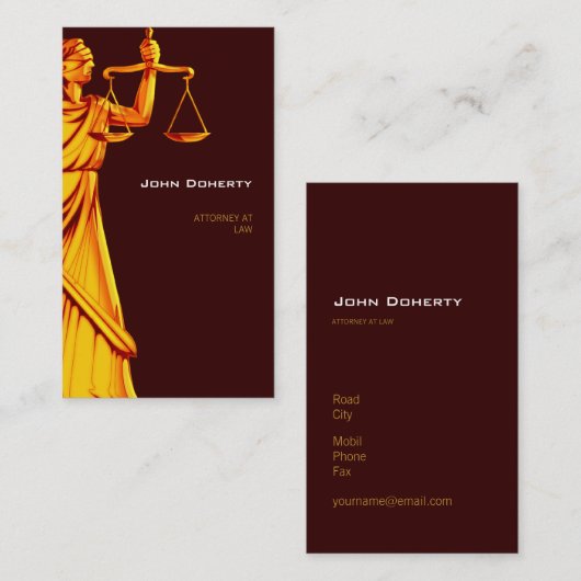 Themis |の弁護士 名刺 (正面/裏面)