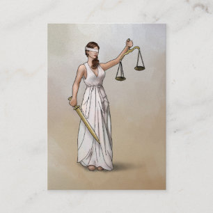 Themis - Justice女性 名刺