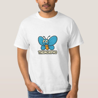 THEMORPHO – Lustiger Schmetterling T-Shirt Tシャツ