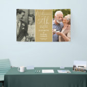 Then And Now 2 フォト 50周年 ウェルカム 横断幕 (トレードショー)